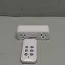 TESSAN Remote Control Outlet Plug, Wireless Light Switch with 2 Independent Sockets, ON/Off Remote Outlet Switch for Indoor Lights, Lamps, Fans, Home Small Appliances, 100 Ft Range,1875W