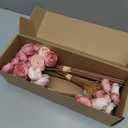 Floroom Ranunculus Artificial Flowers 18 Pcs Dusty Rose Faux Silk Mini Ranunculus Bulk Fake Wedding Filler Flowers for DIY Bouquets, Centerpieces, Bridal Shower Decorations & Arrangements