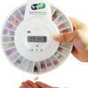 e-Pill MedTime Pro - Secure Locked Automatic Pill Dispenser with Clear Lid for Easy Monitoring and Reliable Medication Management