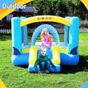 Causeair Inflatable Bounce House for Kids Jumping Outdoor&Indoor,Bouncy Castle with Durable Double Sewn,Basketball Hoop,Shark Theme