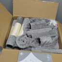 Heybly Cat Tree with Toy, Cat Tower Condo for Indoor Cats, Cat House with Padded Plush Perch, Cozy Hammock and Sisal Scratching Posts, Light Gray HCT004SW (43.3 inch)