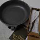 SENSARTE Nonstick Frying Pan Skillet, Swiss Granite Coating Omelette Pan, Healthy Stone Cookware Chef's Pan, PFOA Free (8/9.5/10/11/12.5 Inch) (9.5 Inch) (Gray)