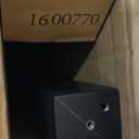 Muzata Cable Railing Post Square Weldless Flat top 36"x2"x2" Stainless Steel Black Powder Coated Finishing Pre-Drilled Posts Wood Concrete Surface Mount Deck Balustrade Invisible PS02 BH4S, PT1 PT2