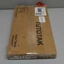 TUTOTAK C Shaped End Table, Small Side Table, 28.7 inch Tall Couch Table, Sofa Table, Living Room, Bed Room, Charcoal Grey TB01BY071