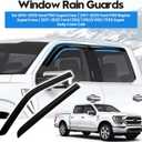 Rain Guards for Ford F150 SuperCrew 2016-2023, 2017-2024 F250/F350/F450 Super Duty CrewCab