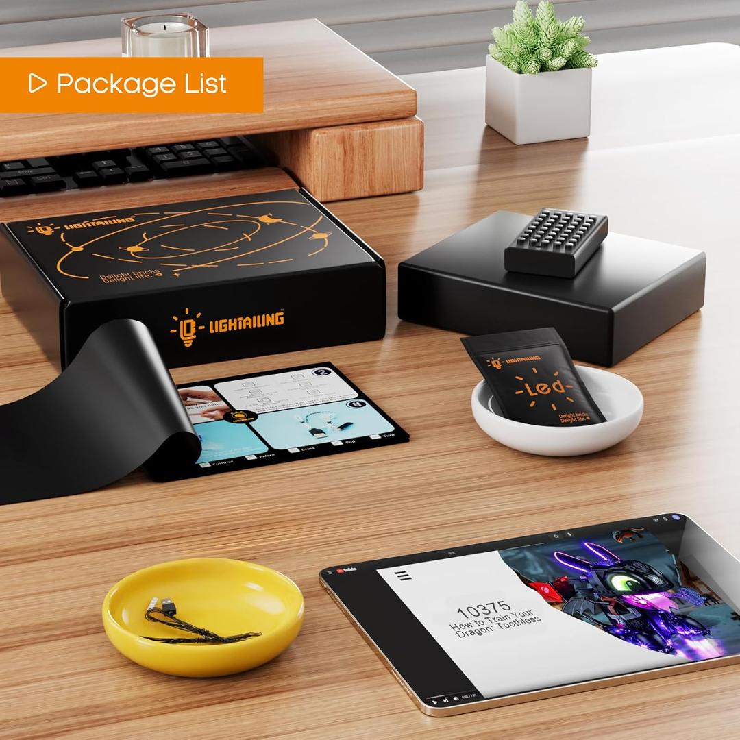 LIGHTAILING Light for Lego-10375 How to Train Your Dragon: Toothless - Led Lighting Kit Compatible with Lego Building Blocks Model - NOT Included The Model Set