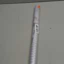 LUTE Reeded Glass Window Privacy Film, Frosted Glass Film, Removable 3D Decorative Decals Sun Blocking Anti UV Door Window Cover, No Glue Static Cling Vinyl for Bathroom Home Office, 17.5" x 78.7"