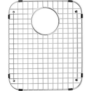 Serene Valley Sink Bottom Grid 14-1/16" x 17-1/4, Rear Drain with Corner Radius 2", Sink Protector SVM1417R, Medium