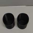 2pcs Cup Holder Replacement Compatible with Graco 4Ever DLX Car Seats, Holds Kids Bottles up to 77.5mm, Seat Replacement Parts for Graco Car（Black）