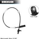 uxcell 2pcs Front Left Right Side ABS Wheel Speed Sensor No.34526791224 for BMW 228i XDrive Base 2.0L L4 - Gas 2015