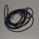 10FT 2 Pack Instrument Cable - Electric & Bass Guitar, Keyboard, AMP Cord - 1/4 Inch Right Angle Black & Blue