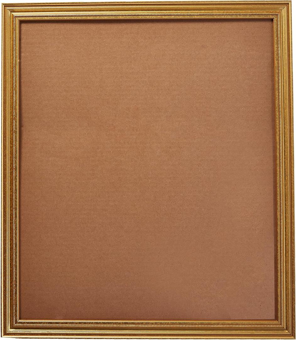 ArtToFrames Wood Picture Frame 2WOM0066-81375-YGLD-3x5 3x5 inch Gold Foil on Pine