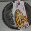 GoodCook AirPerfect Nonstick 16 Pizza Pan - Set of 2 - Pizza Trays for Oven, Perforated Round Pizza Pan, Carbon Steel Baking Pan, Homemade, Frozen & Leftover Slices (Gray)