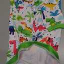 Dog Sleeveless T Shirt Colorful Dinosaur Prints Pet Vest Shirt Soft Stretchy Summer Clothes for Medium Dogs Boys Girls Clothes (Medium,Dinosaur)