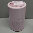 FULMINARE Air Purifiers for Home Bedroom H13 HEPA Air Purifier, 3 Speeds, Timer, 24dB, Small Mini Air Purifier with Night Light, Purple