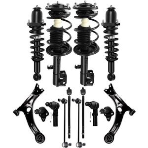 SCITOO Suspension Strut Shock for 2009-2013 for Toyota Corolla 2011-2013 for Toyota Matrix Front and Rear Pair Complete Strut Assembly,Ball Joint,Control Arm,Stabilizer Bar Link,Tie Rod End -14pcs
