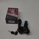 Electric Twist Throttle Grips, Electric Scooter Three Speed Throttle Handlebar, LED Battery Voltage Display Electric Bike Throttle Accelerator Aluminium Speed Control