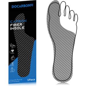 Mortons Extension Orthotic,Recovery Carbon Fiber Insole, 1Piece, Very Rigid Foot Support Insert for Morton's Toe, Turf Toe, Arthritis, Hallux Rigidus, Broken Big Toe and Forefoot Pain 255mm (256mm, Womens 10 / Mens 9 1PC)