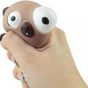 Gift Republic Dog Eye Pop Stress Toy, Brown