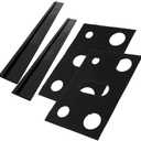 Artibetter 1 Set Kitchen Stove Counter Gap Cover Heats Resistant Oven Gap Filler Seals Gaps Easy To Clean Stove Gap Guard Protector For Kitchen Stovetop Covers Stove Guard Stove Top Protector