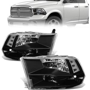 Front Headlight Assembly for 2009-2018 Ram 1500