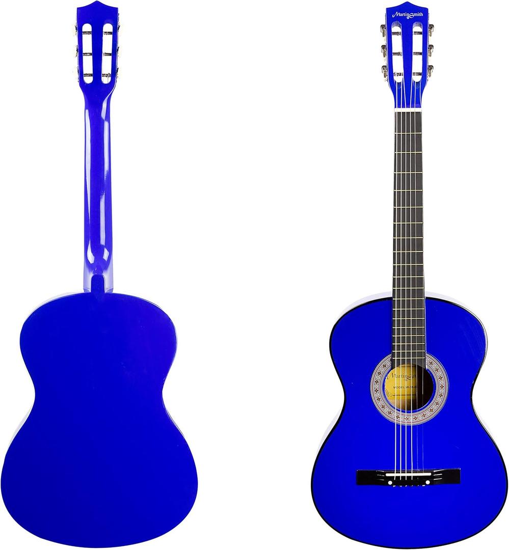 Martin Smith Acoustic Guitar, Right, Blue (W-38-BL)