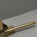 Adjustable 36-72 Inch Brushed Gold Curtain Rods for Windows, 1-1/8" Heavy Duty Curtain Rod with Flying Bird Finials, Decorative Single Window Drapery Rod for Bedroom Kitchen, Easy Install