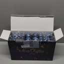 100ct Christmas Ball Ornaments Set, Black Xmas Tree Decoration, Shatterproof Decorative Hanging Balls with Loop for Christmas Party Holiday Wreath Garland Home Decor