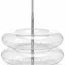 MorningRo Pool Float Storage Rack Pool Float Holder Stainless Steel Equipment Holder Water Filling Base Portable Scalable Outdoor Rack for Swimming Outdoor Storage (13 x 78 in,White)