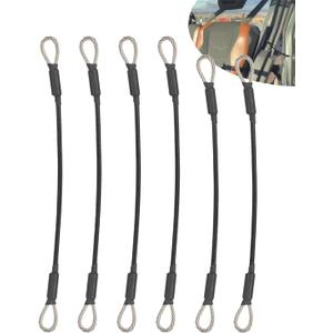 WEIGUZC Extended Door Cables for Can Am Defender Max 2022-Present HD10 Full Doors, Longer Than OEM Cables for Wider Door Opening