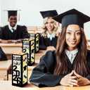 Tellingyou 6 Pcs Graduation Table Centerpieces Boxes Class of 2026 Graduation Lantern with LED Light Congrats Grad School College Photo Props for Party Table Decor(7.87 * 2.8inch,Black)