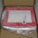 uxcell 4 x 6 Cardboard Picture Frame, 6pcs Red with Texture Photo Wall Display Paper Frame with Clear Film for Children's Drawing Artwork Display Gallery Wall Frame Exhibition