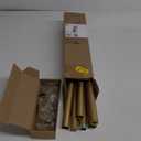 HEI! DEAR Gold Curtain Rods 48 to 84 Inch(4-7FT),1 Inch Heavy Duty Curtain Rods,Adjustable Curtain Rod Set,Modern Decorative Drapery Rods,Telescoping Single Window Curtains Rods 36-88",Brass Gold