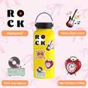 2 x 108 PCS Downtown Girl Stickers Aesthetic Sticker for Adults Downtown Girl Party Favors Red Aesthetic Vinyl Waterproof Stickers for Water Bottles