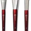 BK Beauty Core Complexion Trio Makeup Brushes Set (3PC) – Foundation, Concealer, and Blending Brushes for Liquid, Cream & Powder – Vegan, Cruelty-Free, Ultra-Soft Face Makeup Brushes