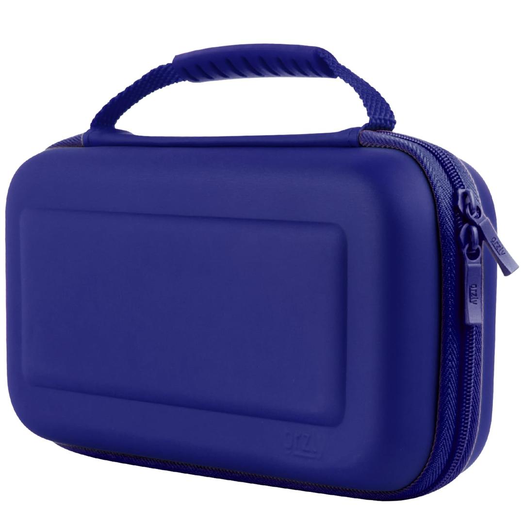 Orzly Carrying case for Switch Switch Console 1st Gen Consoles - Midnight Blue Protective Hard Portable Travel caseGIFT BOXED