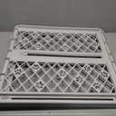 MYPET North States Paws Portable Pet Gate: 26-40" Wide. Pressure Mount. No Tools Needed. Made in USA. Dog Gate 23" Tall, Expandable, Durable Dog Gates for Doorways, Light Gray