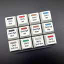 Max Keyboard Cherry MX Switch Tester - 12-Key Mechanical Keyboard Sampler With Printed PBT Keycaps (Cherry MX Color Included)