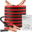 NOONE Jumper Cables for Car Battery, Heavy Duty Automotive Booster Cables for Jump Starting Dead or Weak Batteries (10-Feet)