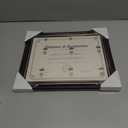 GraduationMall 8.5x11 Certificate Diploma Frame, Solid Wood & UV Protection Acrylic, Cherry Finish with Gold Trim