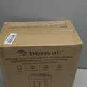 Bonsaii Paper Shredder for Home Use, 3.4 Gal Wastebasket, 6 Sheet Crosscut Paper Credit Cards, Staples, and Clips Shredder for Home Office Use, Portable Handle Design (C237-B New Version)
