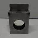 Gate Lockbox Single Hole Weldable Steel 3 1/2" x 4 1/4" x 1 1/2" Unpainted