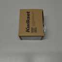 Kwikset 663 Single Sided Deadbolt Lock, Satin Chrome Round Interior Turnpiece Only, Unkeyed Front Entry Door Lock Set (1 Count (Pack of 1))