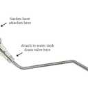 Water Heater Cleaning Tool, Improves Hot Water Supply, Removes Hard Water Sediment, Flushes Gas & Electric Tanks, Pro-Grade DIY Solution