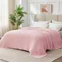 100% Cotton Muslin Blanket King 108" x 90", 6 Layers Breathable and Lightweight Cotton Throw Blankets for Bed, Soft Cooling Summer Gauze Blanket for Adults All Season, Dusty Rose