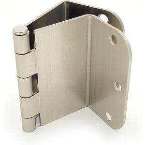3.5 Inch Swing Clear Offset Door Hinge (5/8" Radius, Satin Nickel)