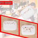 2 x Storage Case for Yoto Mini Player Kids Audio & Music Player, Portable Yoto Card Holder Case(Chirstmas) (Beige)