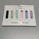 Sport Bands Compatible with Samsung Galaxy Watch 8 Band 40mm 44mm/8 Classic 46mm Women Men,Soft Silicone Replacement Strap Waterproof Wristband for Samsung Galaxy Watch 8 Classic Bands 46 mm,6 Pack (02-Black/Mint Green/Pink/Lavender/Starlight/Light Blue)