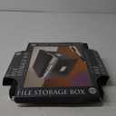 Snap-N-Store Letter-Size File Box, Black (SNS01533)