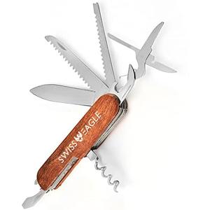 Swiss Eagle Multi-Tool Army Knife - Packs 11 Tools In Your Pocket